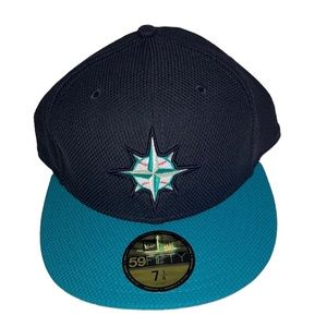 Mlb Seattle Mariners New Era Baseball Cap 7 1/4 New